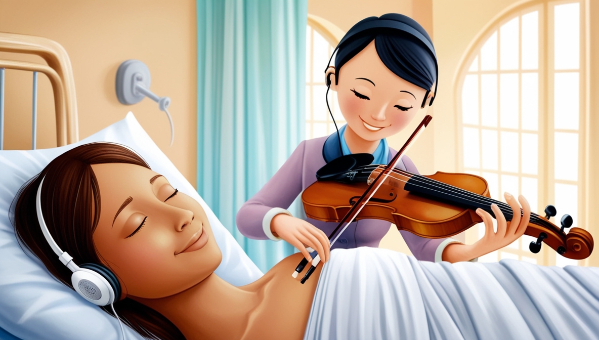 Музыка в отделении реабилитации клиники помогает пациентам в выздоровлении