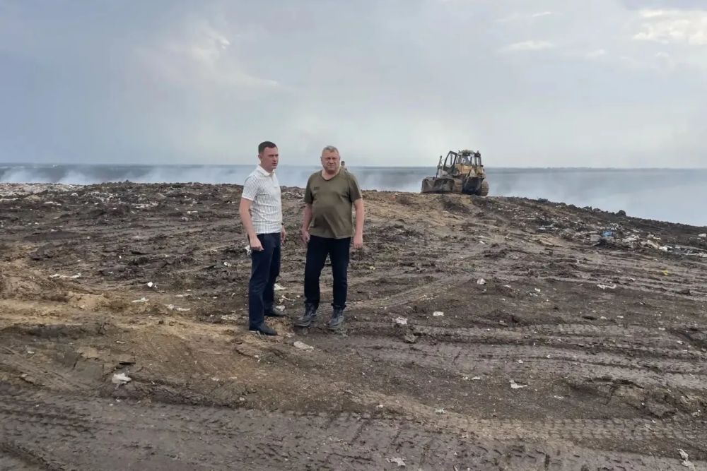 В Саратовской области полигон, где тлел мусор, засыпали грунтом на 90%